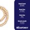 The Bead Chest Brass Padre Beads 9mm, Full Strand of Quality Metal Spacers for DIY Jewelry Design